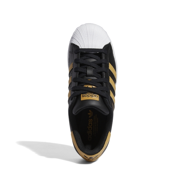 Adidas sneakers "Superstar J" - sort/tan/hvid
